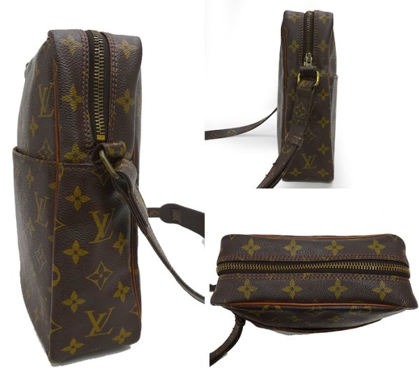 2440 3 Louis Vuitton Monogram Petit Marceau Shoulder Bag Canvas Brown