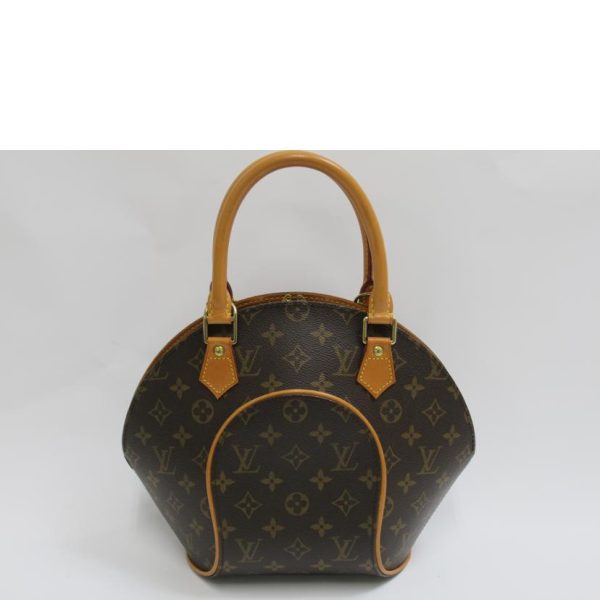 24433 2 Louis Vuitton Ellipse PM Monogram Handbag Brown