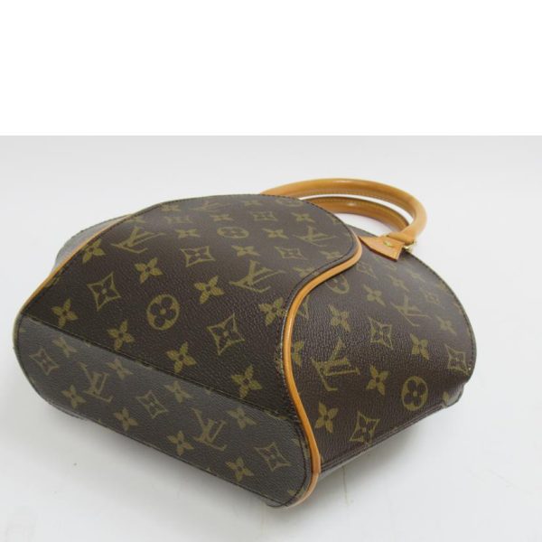 24433 3 Louis Vuitton Ellipse PM Monogram Handbag Brown