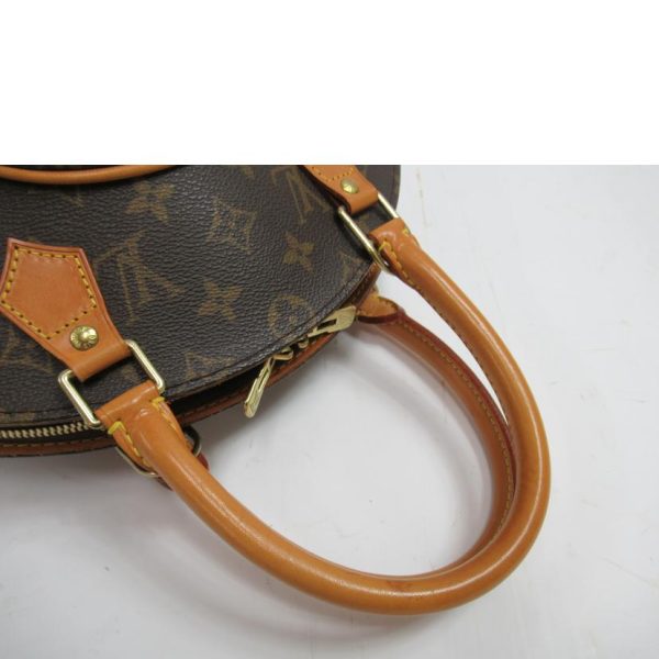 24433 4 Louis Vuitton Ellipse PM Monogram Handbag Brown