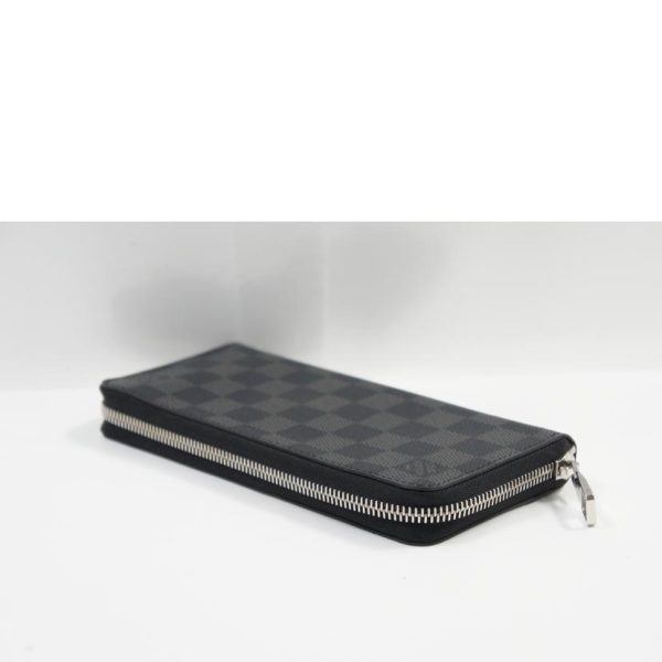 24449 3 Louis Vuitton Zippy Wallet Vertical Bag Damier Graphite