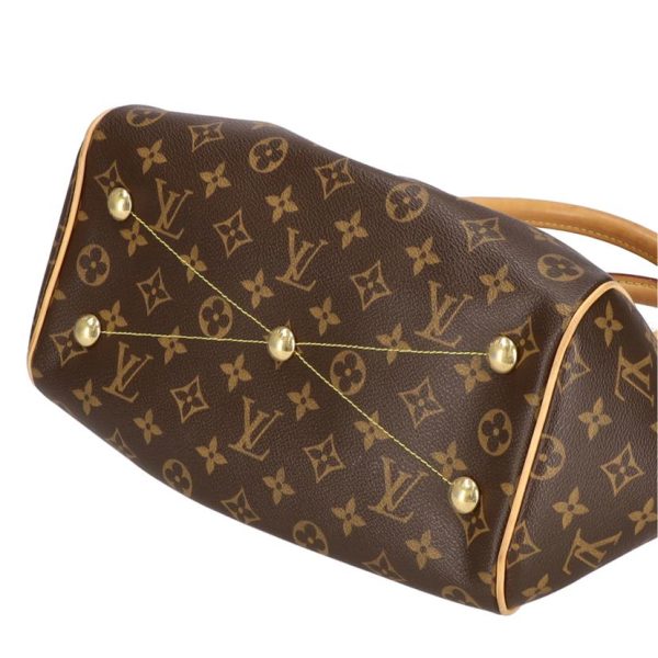 24548 3 Louis Vuitton Tivoli Monogram Satchel Bag Brown