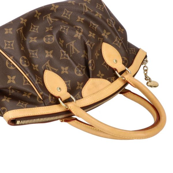 24548 4 Louis Vuitton Tivoli Monogram Satchel Bag Brown