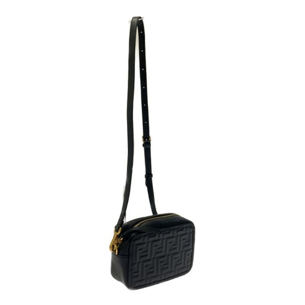 246298 2 Fendi Leather Mini CAM Camera Bag Black