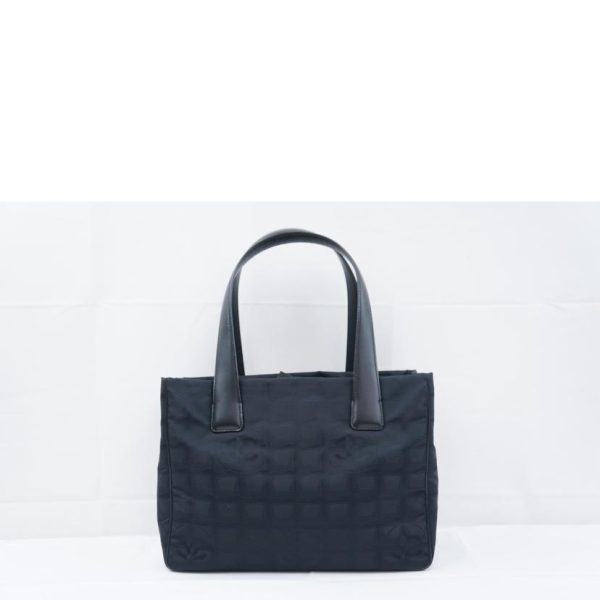 24656 2 Chanel New Travel Line Tote Bag Black