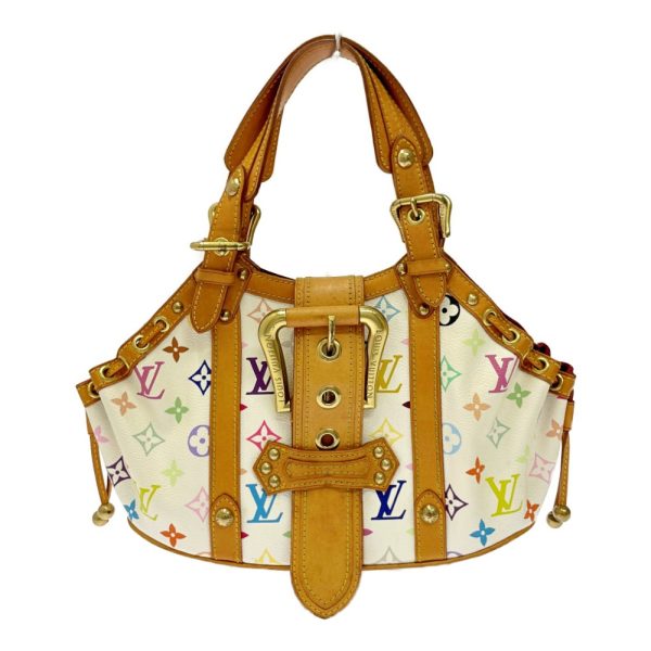 247165 1 LOUIS VUITTON Monogram Multicolor Theda PM White