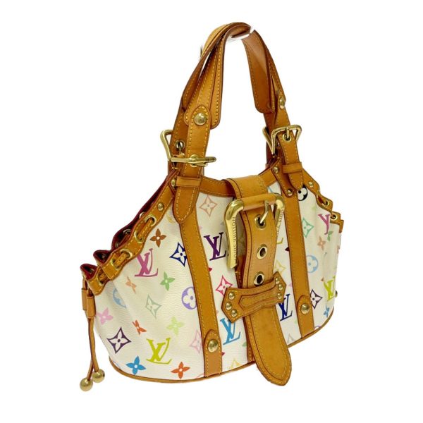 247165 2 LOUIS VUITTON Monogram Multicolor Theda PM White