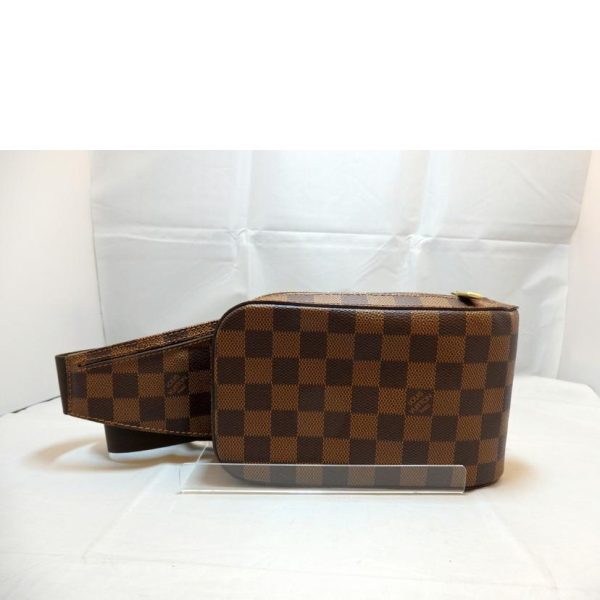 24746 2 Louis Vuitton Jeronimos Bag Damier Ebene Brown