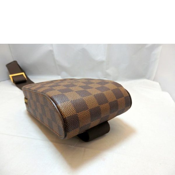 24746 4 Louis Vuitton Jeronimos Bag Damier Ebene Brown