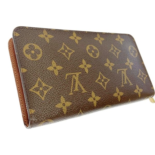 247552 3 LOUIS VUITTON Monogram PVC Portomone Sip Long Wallet Brown