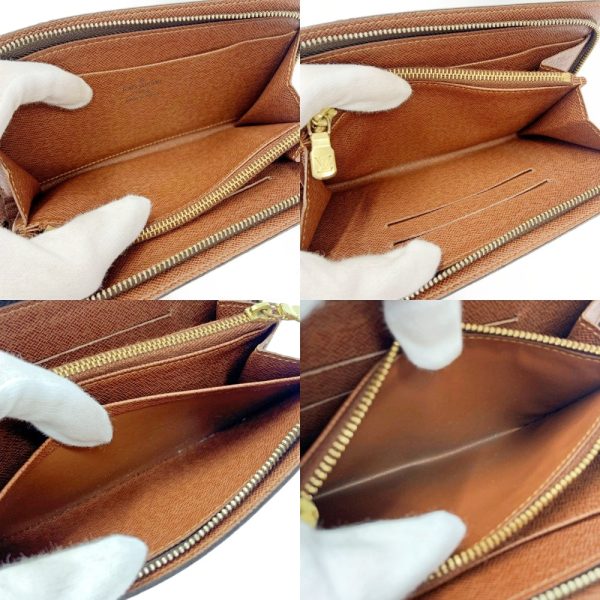 247552 7 LOUIS VUITTON Monogram PVC Portomone Sip Long Wallet Brown