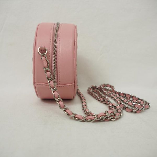 24759 4 Chanel Matelasse Chain Shoulder Pink