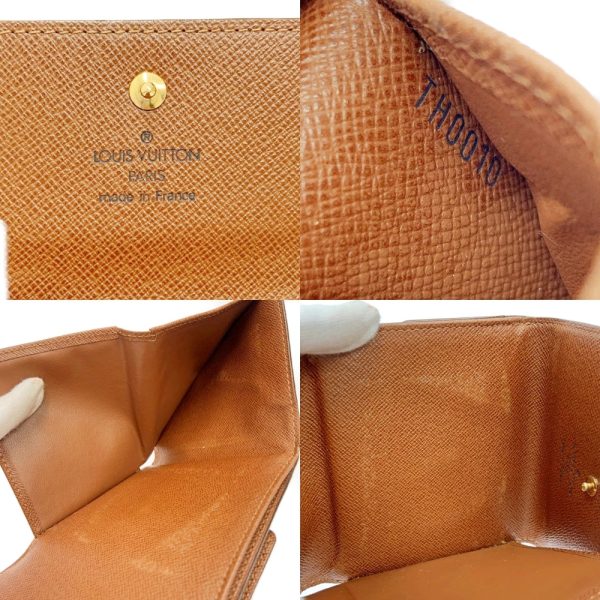 247857 8 LOUIS VUITTON Monogram PVC Portomone Bierkart Brown