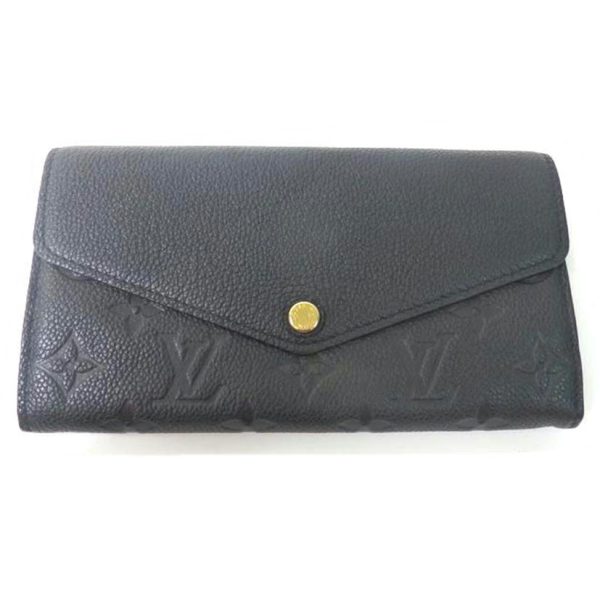 24800 1 Louis Vuitton Sala Wallet Monogram Empreinte Noir