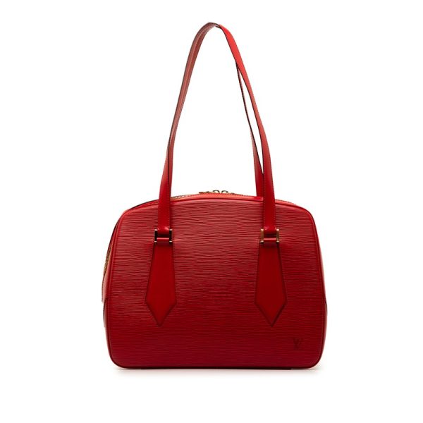 2487xbcey5sy1qsc 1 Louis Vuitton Epi Voltaire shoulder bag M52437 red