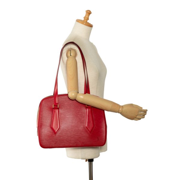 2487xbcey5sy1qsc 13 Louis Vuitton Epi Voltaire shoulder bag M52437 red