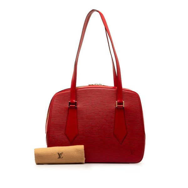 2487xbcey5sy1qsc 14 Louis Vuitton Epi Voltaire shoulder bag M52437 red