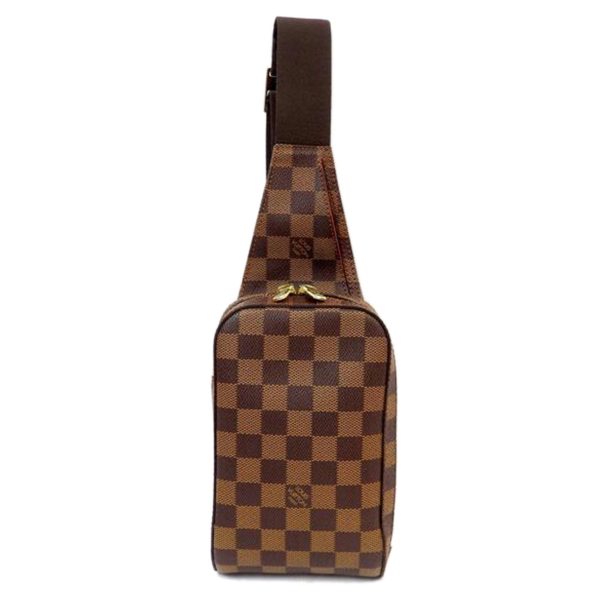 24906 1 Louis Vuitton Jeronimos Bag Damier Ebene Brown