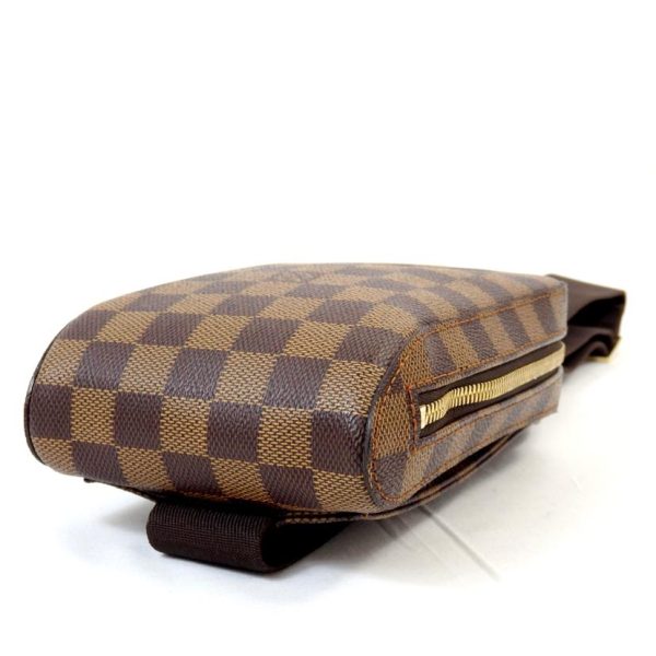 24906 4 Louis Vuitton Jeronimos Bag Damier Ebene Brown