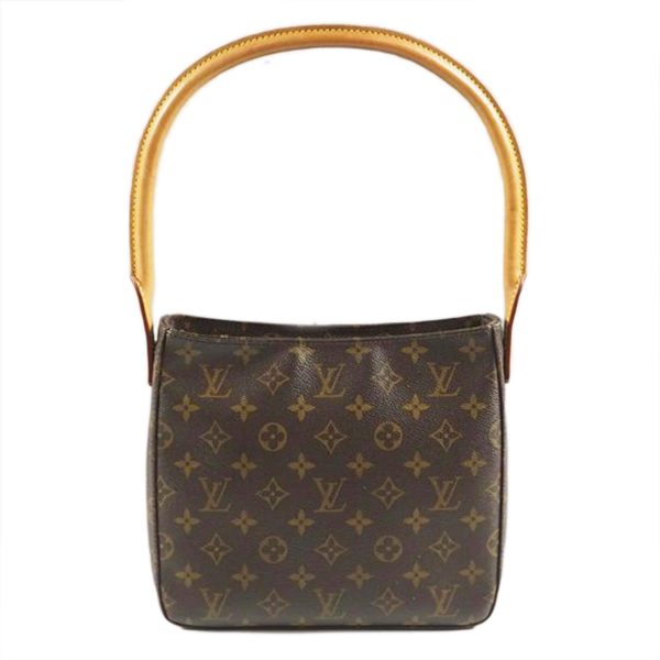 25018 1 Louis Vuitton Looping MM Shoulder Bag Monogram Brown