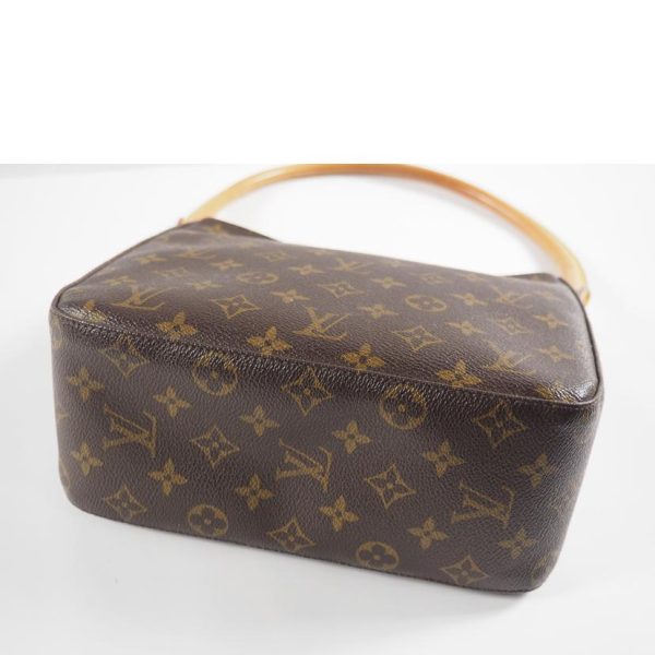 25018 4 Louis Vuitton Looping MM Shoulder Bag Monogram Brown