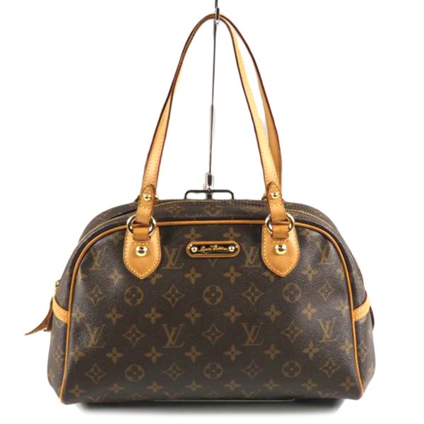 25032 1 Louis Vuitton Montorgueil GM Tote Bag Monogram Brown