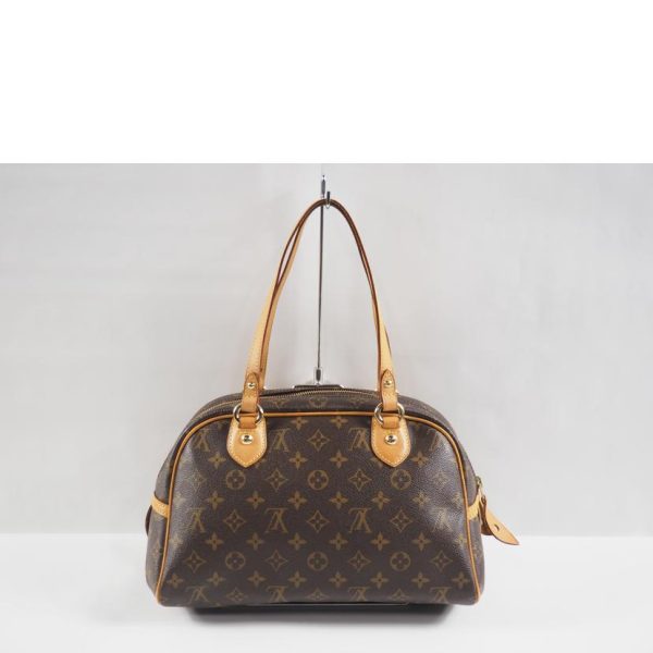 25032 2 Louis Vuitton Montorgueil GM Tote Bag Monogram Brown