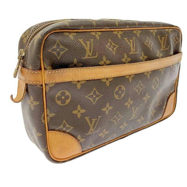 250449 3 LOUIS VUITTON Monogram PVC Compiegne Brown Shoulder Bag