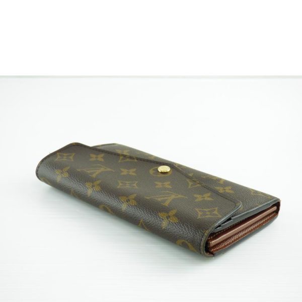 25084 3 Louis Vuitton Portefeuil Sala Monogram Wallet Brown