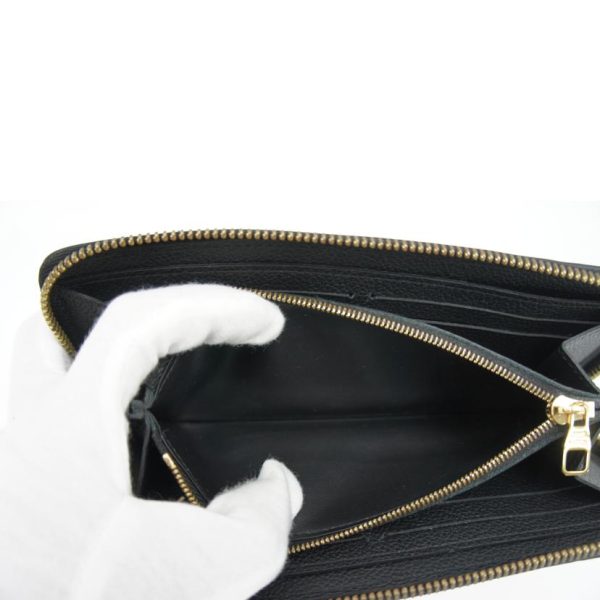 25101 5 Louis Vuitton Portefeuil Clémence Bag Enpreinte Noir