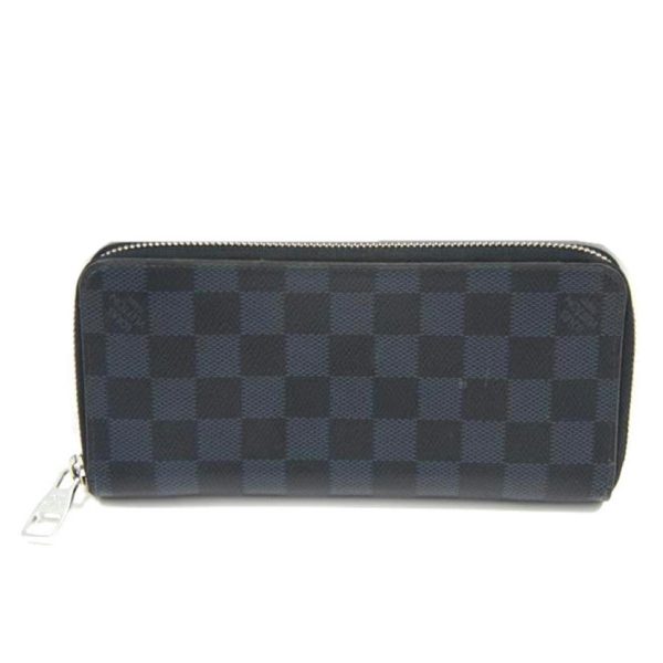 25118 1 Louis Vuitton Zippy Wallet Vertical Bag Damier Cobalt