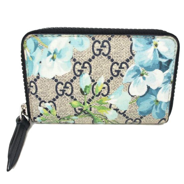 25121 1 Gucci GG Blooms CoinCard Case Floral