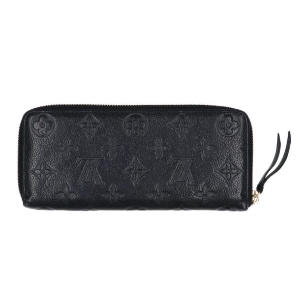 25170 2 Louis Vuitton Clemence Empreinte Wallet Noir