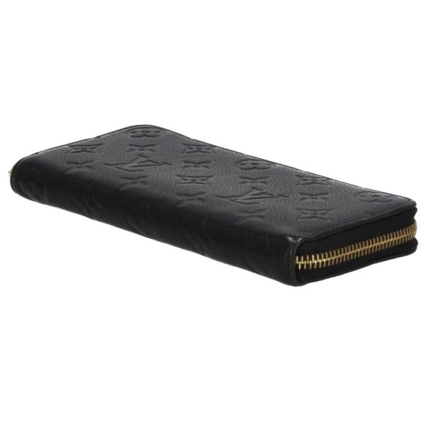 25170 3 Louis Vuitton Clemence Empreinte Wallet Noir