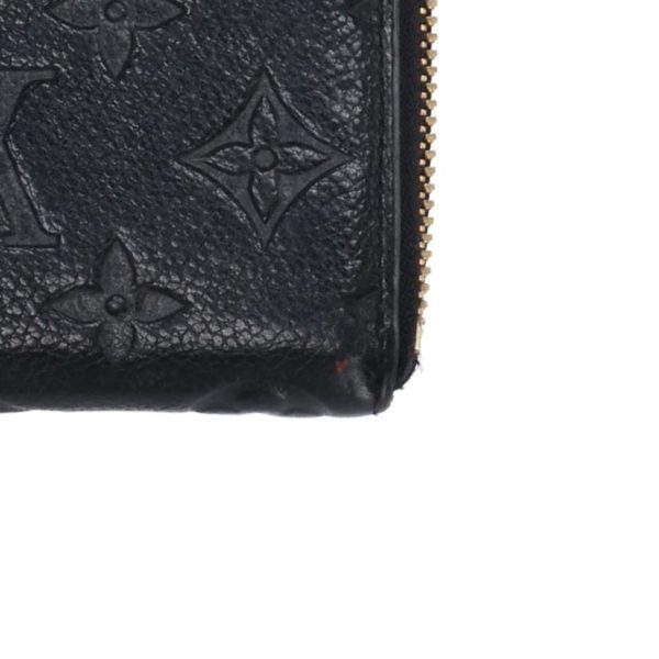 25170 8 Louis Vuitton Clemence Empreinte Wallet Noir