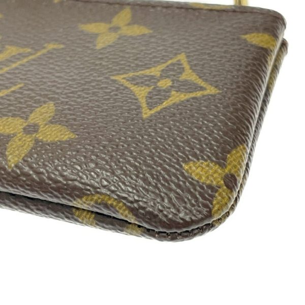 251725 5 LOUIS VUITTON Monogram PVC Pochette Key Case Brown