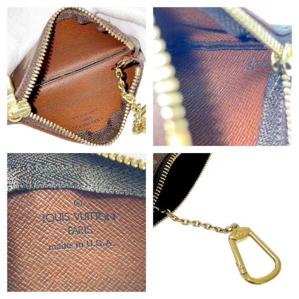 251725 8 LOUIS VUITTON Monogram PVC Pochette Key Case Brown