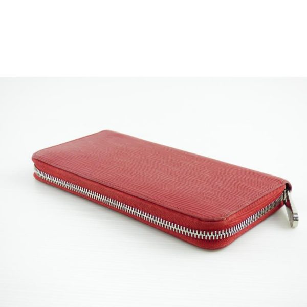 25183 3 Louis Vuitton Zippy Wallet Epi Wallet Coquelicot