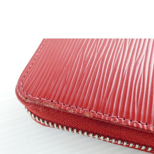 25183 6 Louis Vuitton Zippy Wallet Epi Wallet Coquelicot