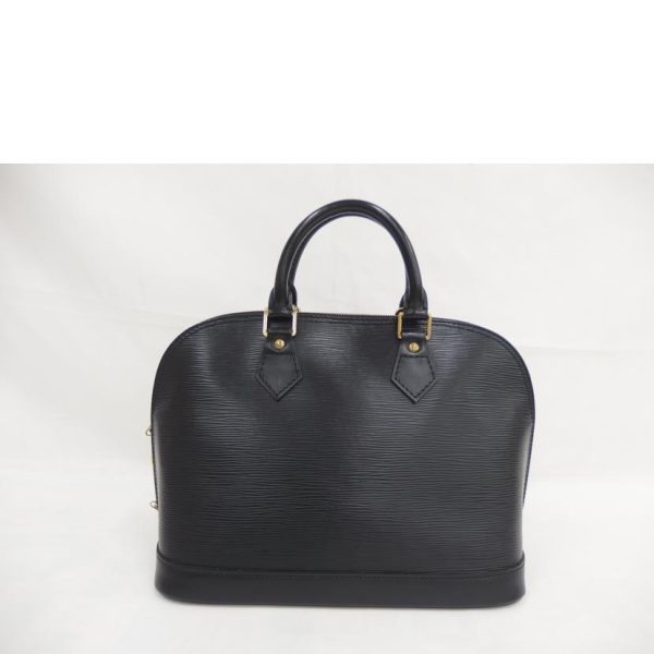 25187 2 Louis Vuitton Alma Bag Epi Noir Black