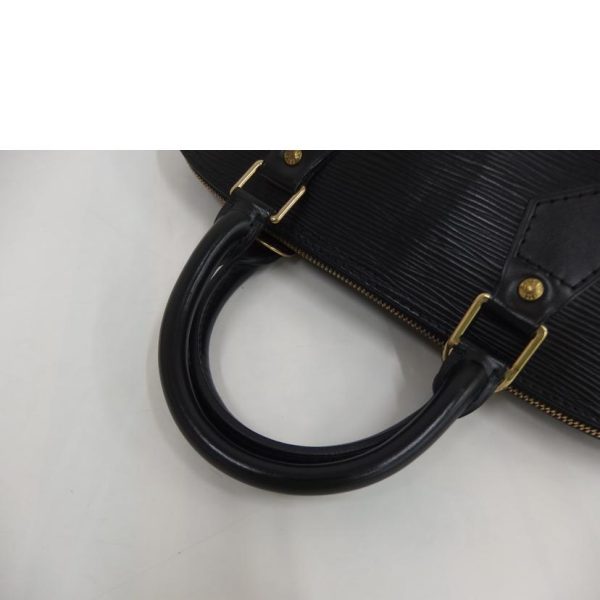 25187 3 Louis Vuitton Alma Bag Epi Noir Black