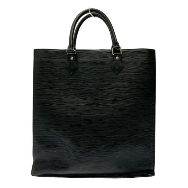 251996 5 LOUIS VUITTON Epi Leather Sac Pla Tote Bag Noir