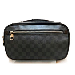 25286 1 Prada Chain Shoulder Bag Nylon Black Series