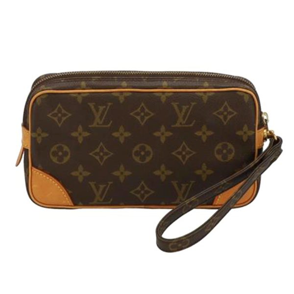 25323 1 Louis Vuitton Marly Dragonne PM Bag Monogram Brown