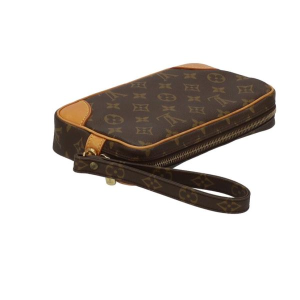 25323 3 Louis Vuitton Marly Dragonne PM Bag Monogram Brown