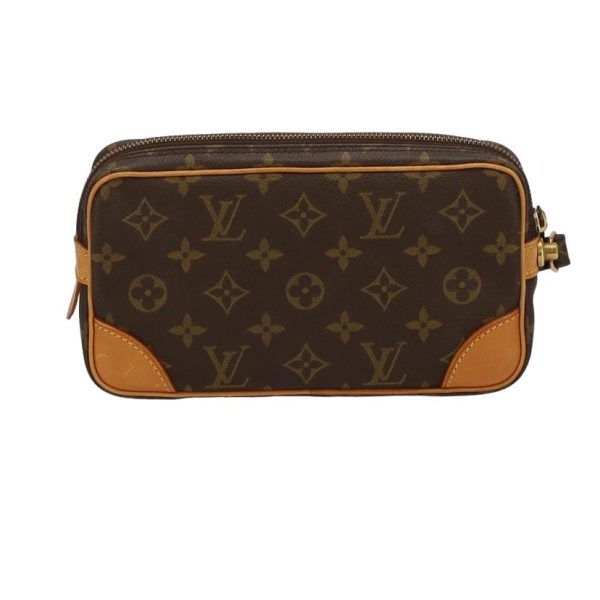 25323 4 Louis Vuitton Marly Dragonne PM Bag Monogram Brown