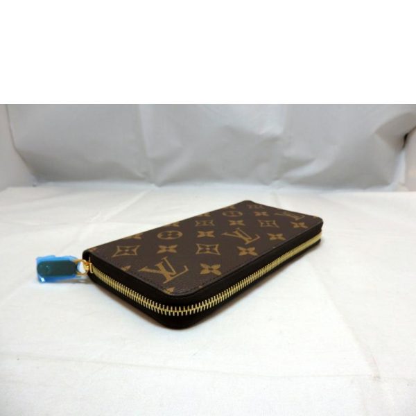 25439 3 Louis Vuitton Zippy Wallet Bag Monogram Brown