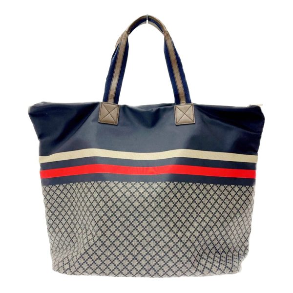 254391 5 Gucci Nylon Tote Bag Navy