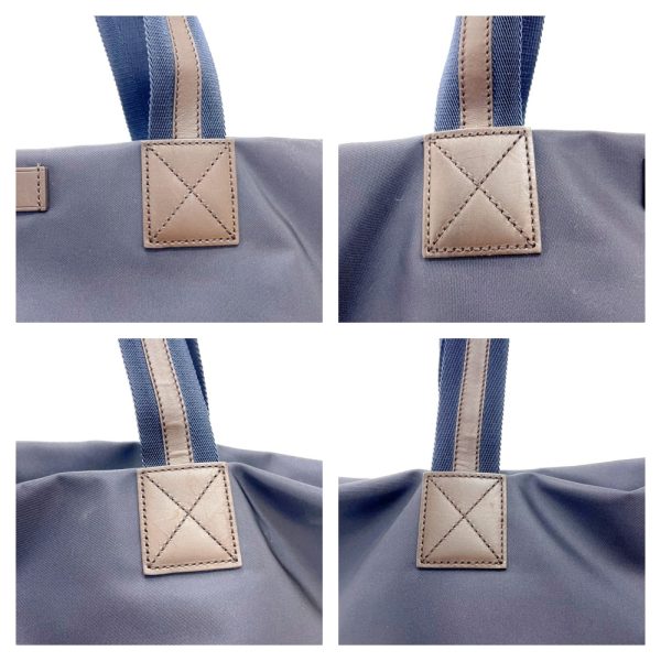 254391 9 Gucci Nylon Tote Bag Navy