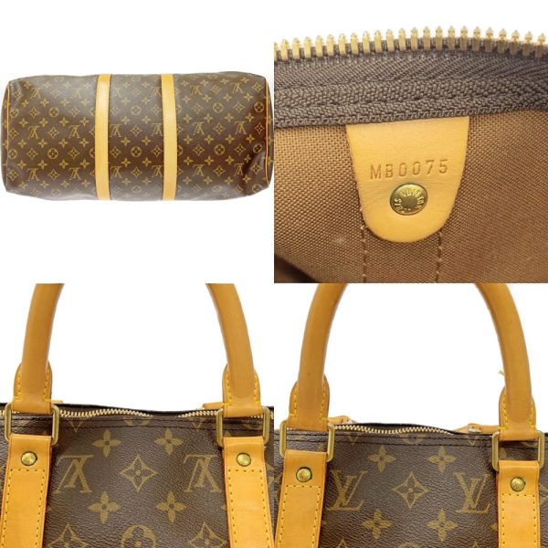 254483 10 LOUIS VUITTON Monogram PVC Keepall Boston Bag Brown